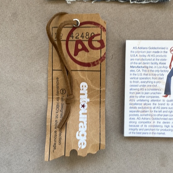 AG Adriano Goldschmied - TAGS for Entourage jeans - Picture 6 of 11
